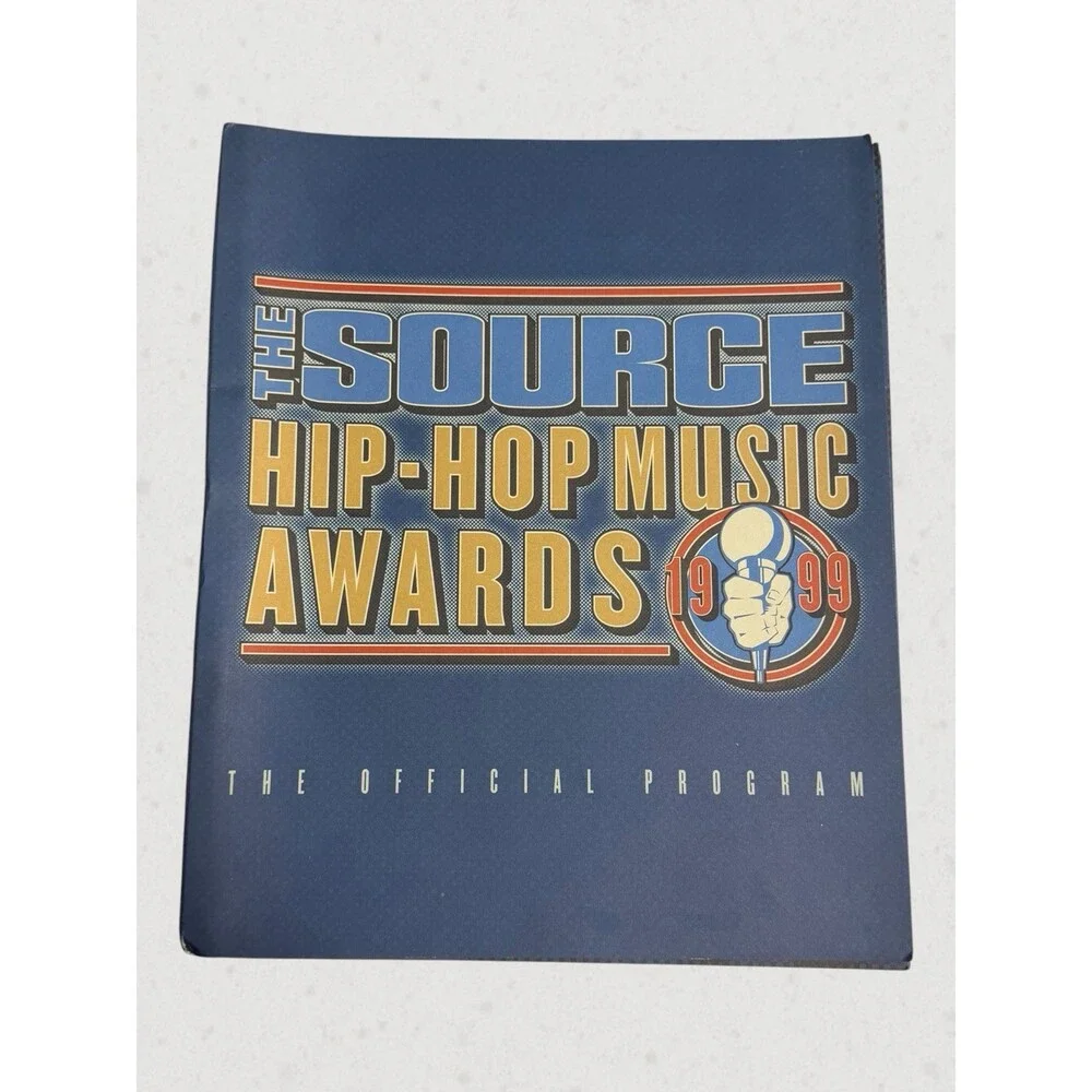 THE SOURCE 1999 HIP HOP AWARDS OFFICIAL SHOW PROGRAM - IMPOSSIBLE TO FIND